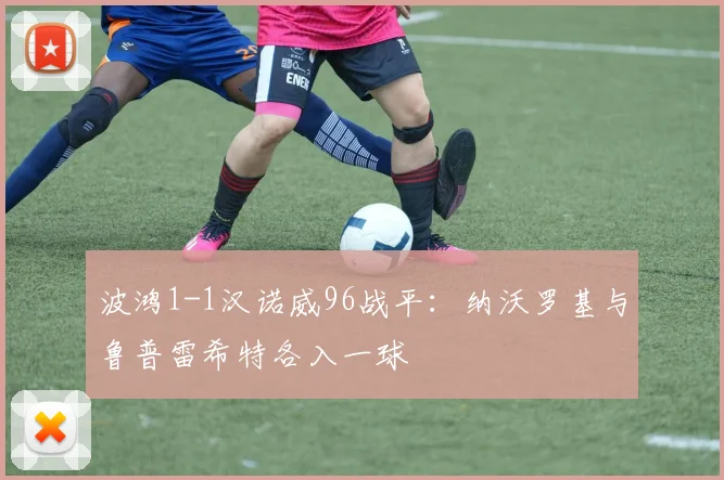 波鸿1-1汉诺威96战平:纳沃罗基与鲁普雷希特各入一球